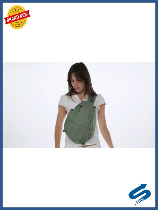 Convertible Sling Backpack, 8L Travel Bag, RFID Protection, Recycled Nylon main image 4